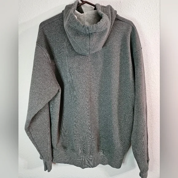 Champion Logo Gray Hoodie, size Large - Picture 2 of 5